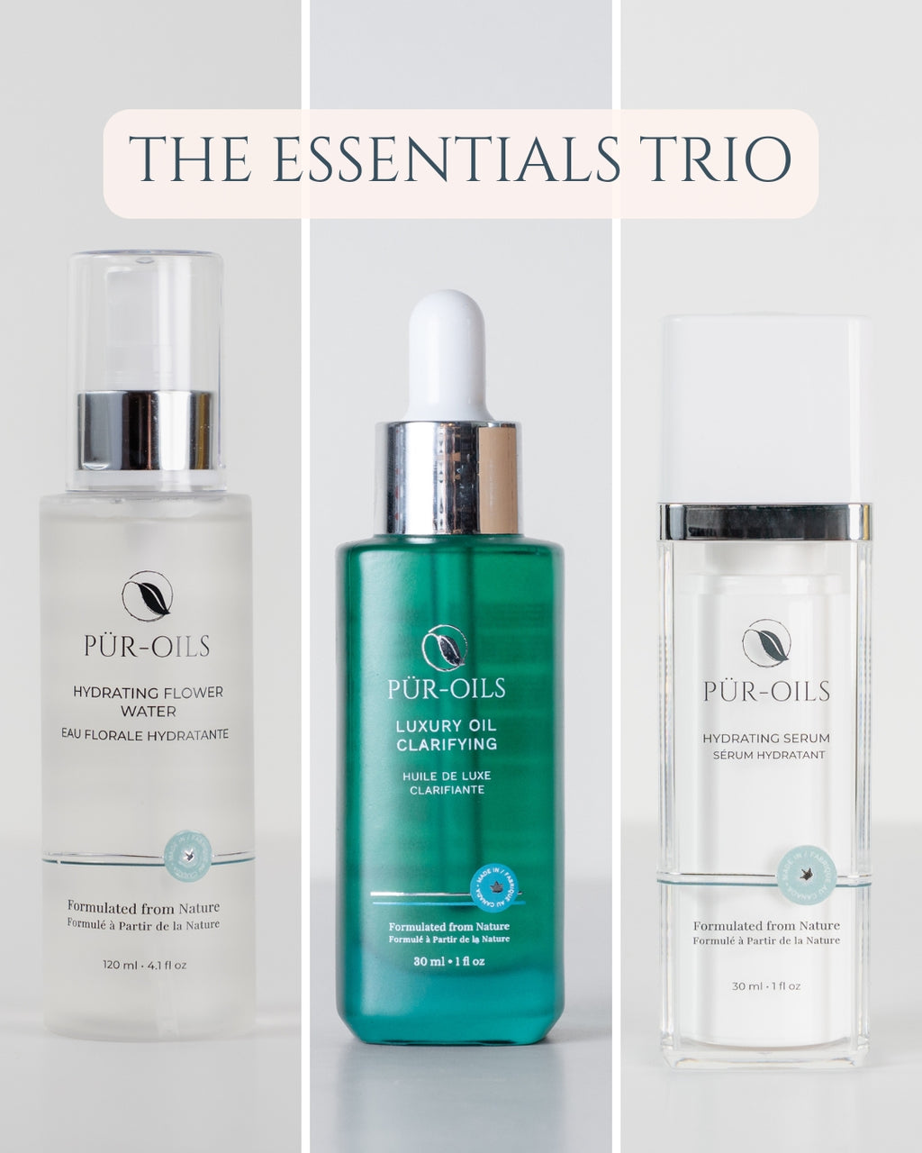 Pür-Oils Essentials Trio Bundle