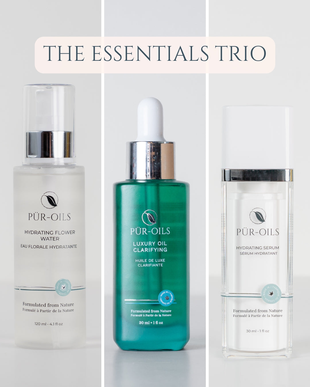 Pür-Oils Essentials Trio Bundle