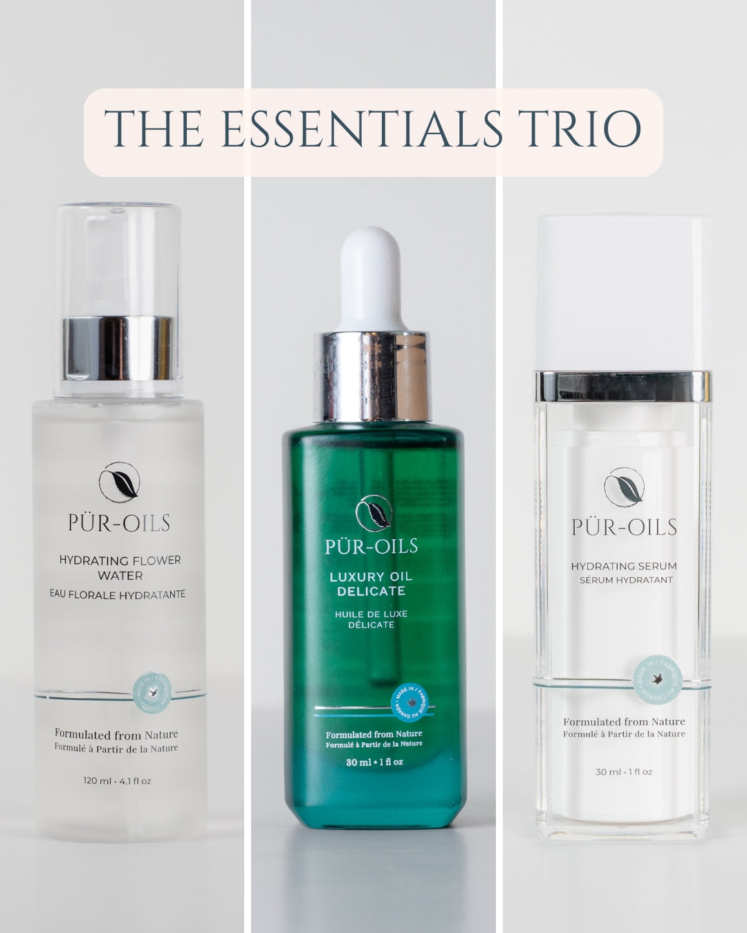 Pür-Oils Essentials Trio Bundle