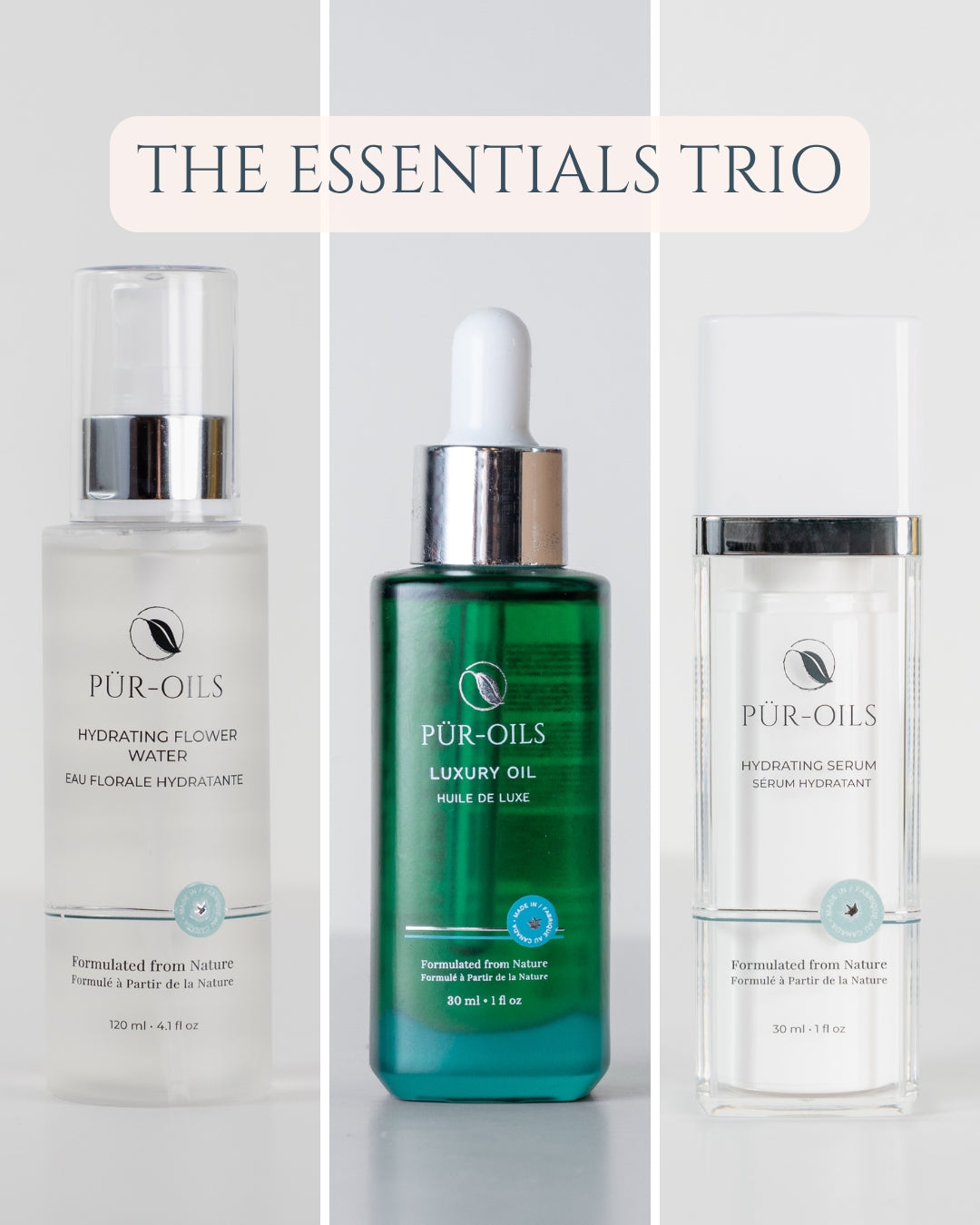 Pür-Oils Essentials Trio Bundle