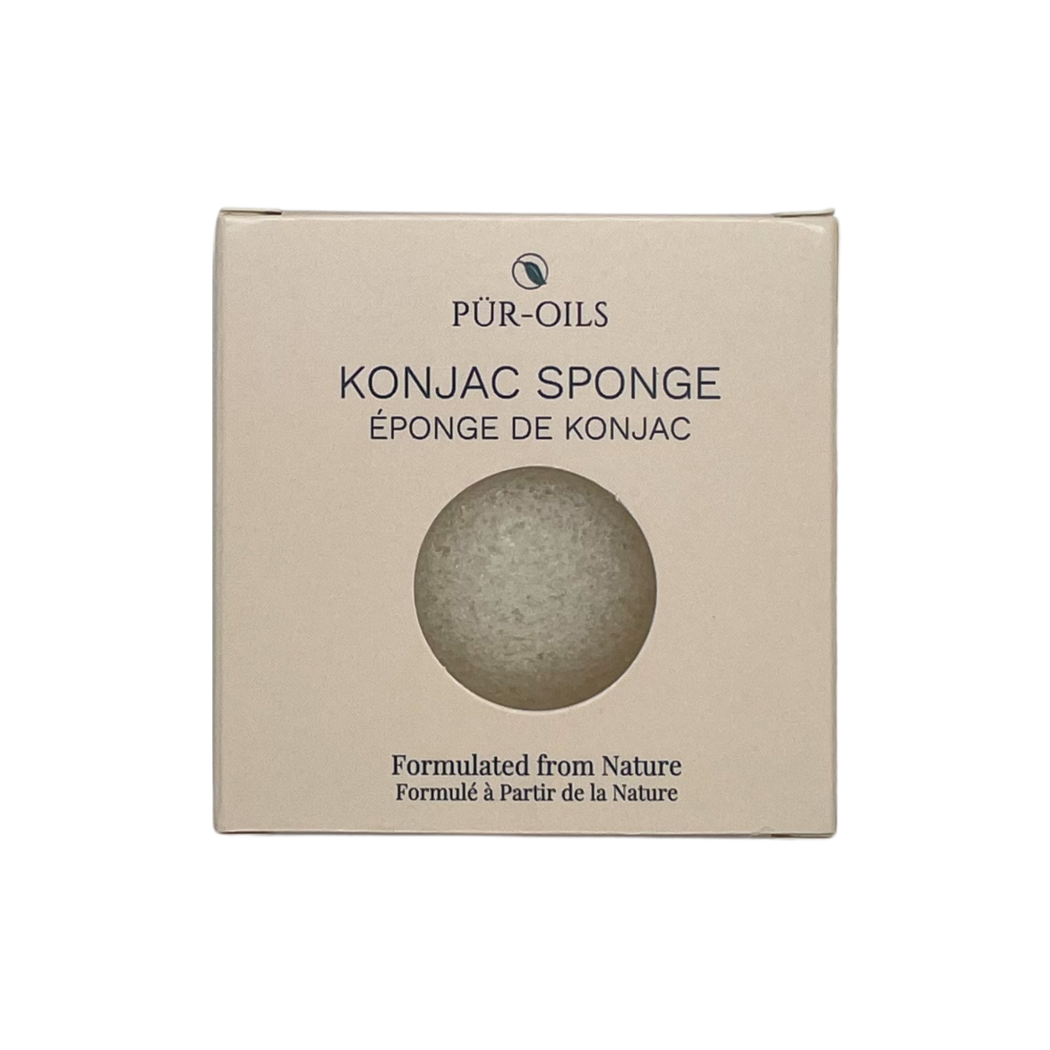 Pür-Oils Konjac Sponge - Natural