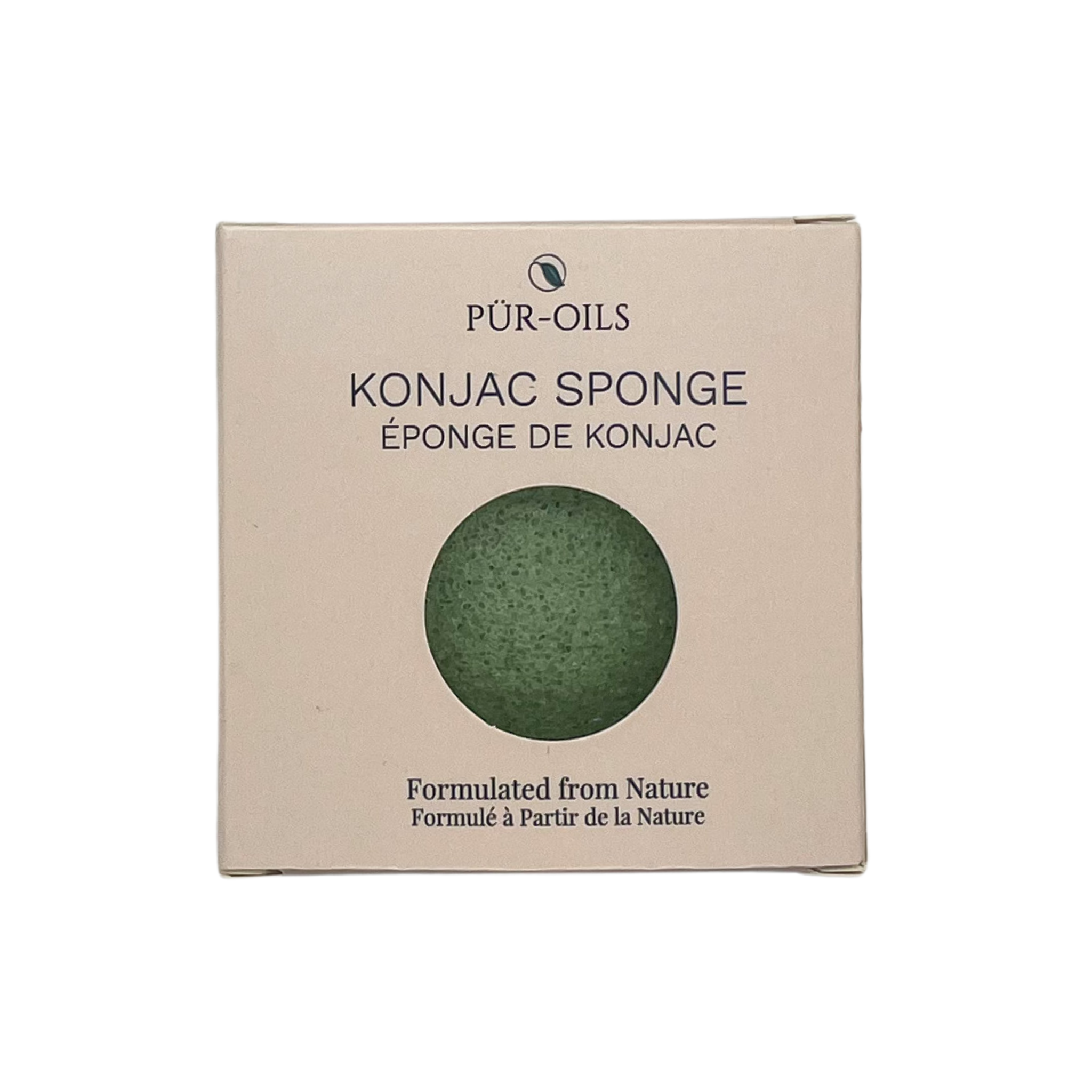 Pür-Oils Konjac Sponge - Green